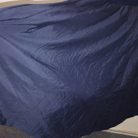 Jessica Howard Navy Blue Taffeta  Vintage Look Party Dress - Picture 7 of 7